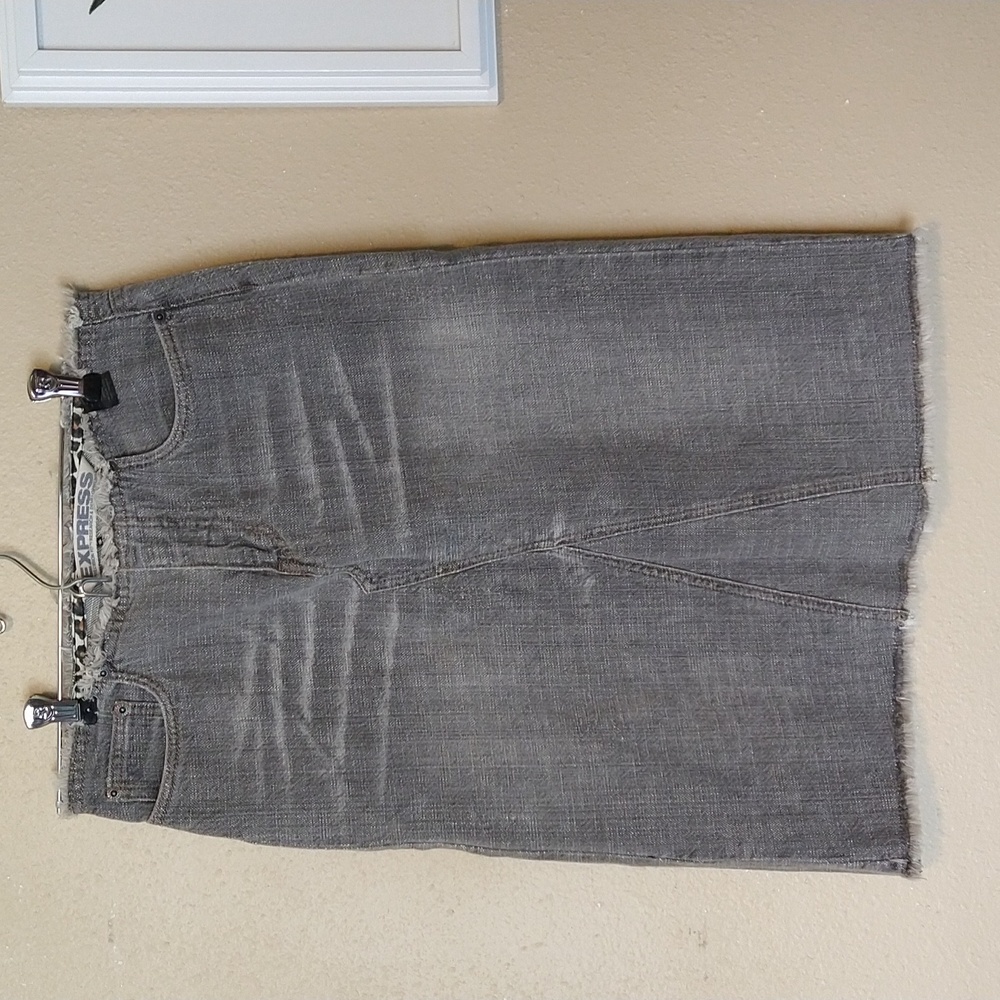 Express Y2K Denim Jacket and Skirt Set - Picture 5 of 10